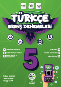 5.sınıf Türkçe 10 lu Branş Denemeleri - AV YAYINLARI - 2025-26