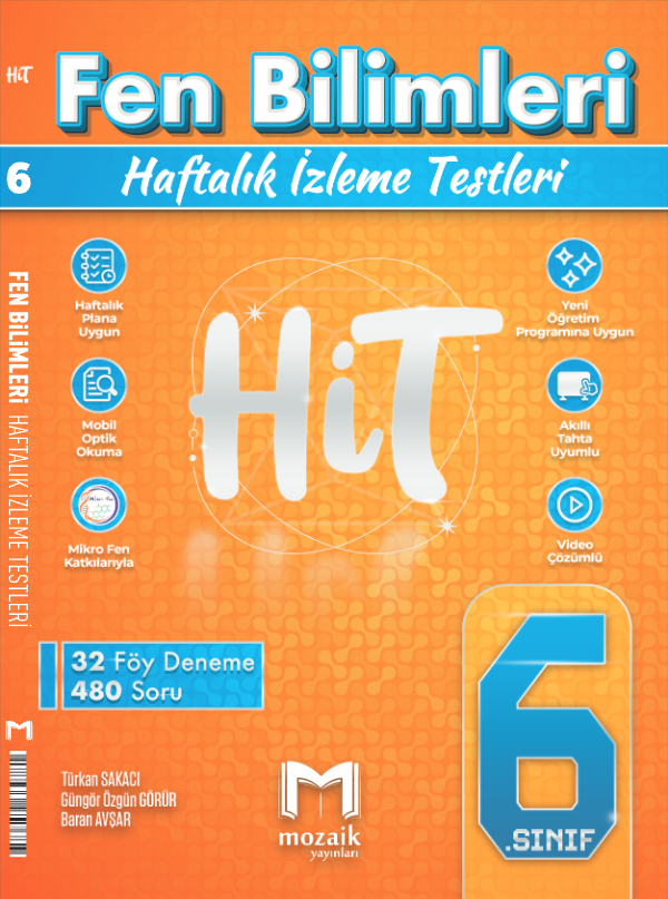 6.SINIF - MOZAIK YAYINLARI - FEN BILIMLERI - HİT DENEME - 2025-2026