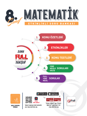8. Sınıf Matematik ETKİNLİKLİ SB - FULL YAYINLARI - 2024