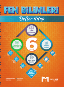 6. Sınıf FEN BİLİMLERİ DEFTER KİTAP - MOZAİK YAYINLARI - 2025-26