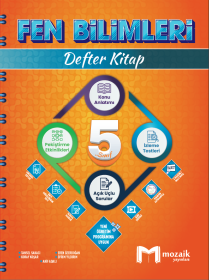 5. Sınıf Fen Bilimleri Defter Kitap - MOZAIK - 2024-25