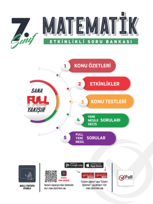 FULL MATEMATİK 7.SINIF ETKİNLİKLİ SORU BANKASI - 2025
