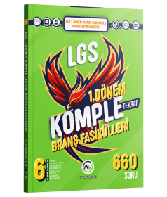 8.sınıf 1. Dönem Komple Tekrar Branş Fasikülleri-25-26