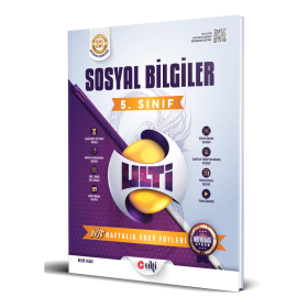 ULTİ YAYINLARI 5. SINIF SOSYAL BİLGİLER HÖF - 2024