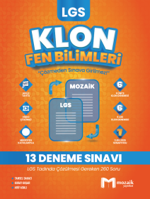 8. SINIF FEN BİLİMLERİ KLON DENEME 